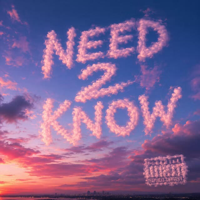 Need 2 Know Need 2 Know