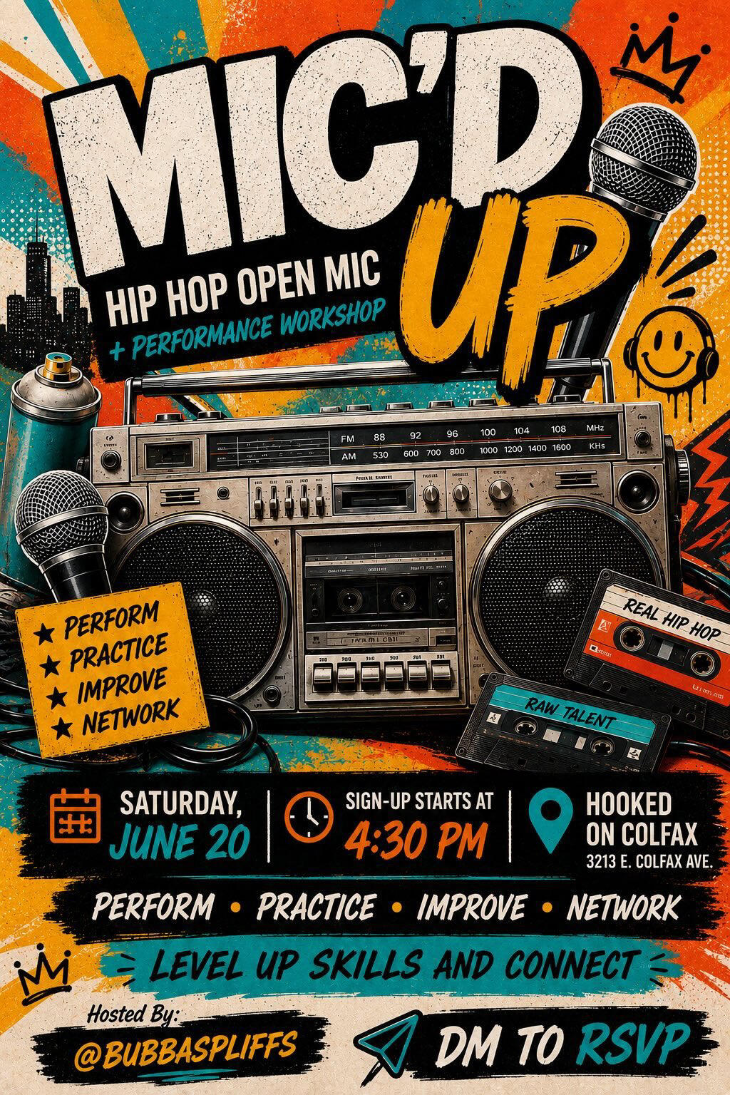 Hooked On Colfax Open Mic Hooked On Colfax Open Mic